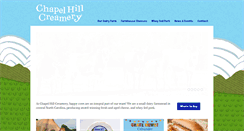 Desktop Screenshot of chapelhillcreamery.com